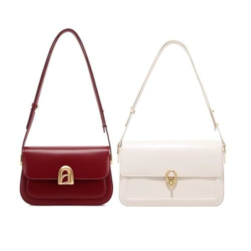 Modern Compact Textured Bag Bags For Women: Genuine Textured Strap Bag Fashion